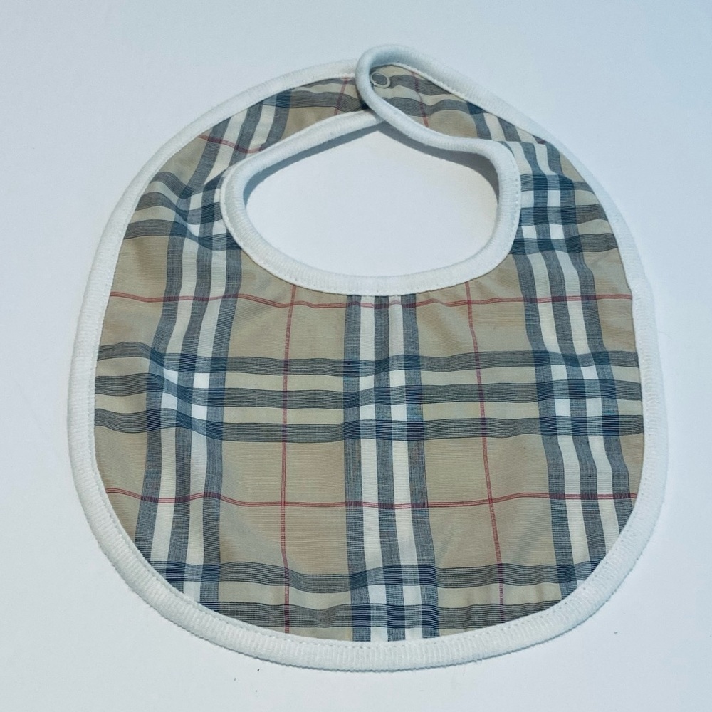 CHECK PRINT BABY BIB.